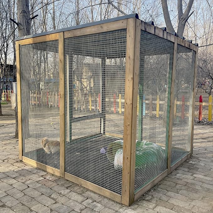 1/2inch Galvanized Hardware Cloth 24" x 100' 19 Gauge Hot-Dip Galvanized After Welding Chicken Wire Raised Garden Bed Plant Supports Poultry Netting Chicken Wire Fence Wire Mesh Roll