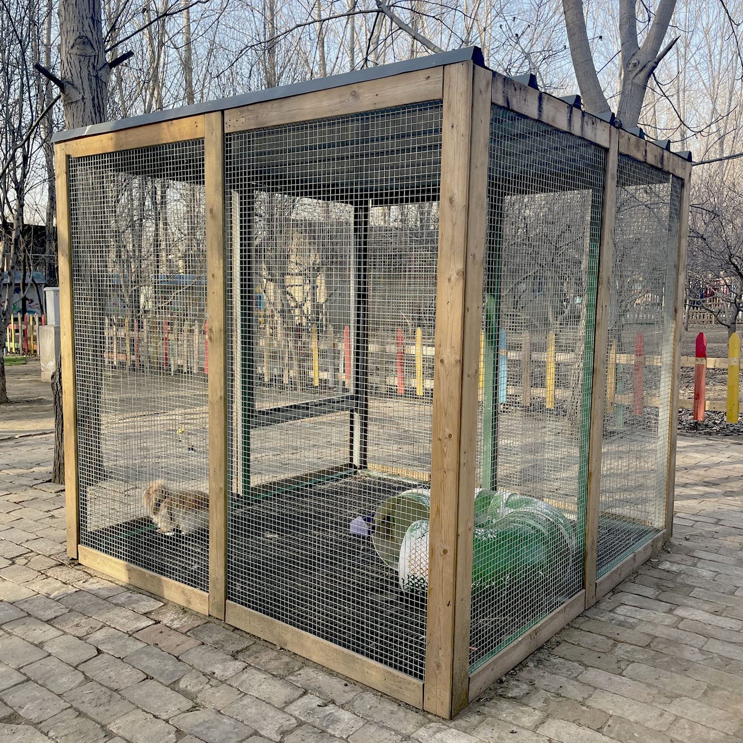 LAN JIA 1/2inch Galvanized Hardware Cloth 24" x 100' 19 Gauge Hot-Dip Galvanized After Welding Chicken Wire Raised Garden Bed Plant Supports Poultry Netting Chicken Wire Fence Wire Mesh Roll