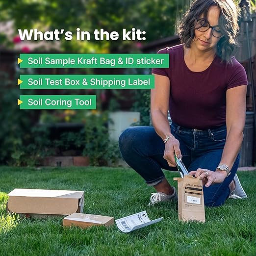 Sunday Soil Test Kit for Lawns - Helps Tailor Your Lawncare Plan - Tests for Soil’s Macronutrients & Micronutrients - Receive Results in 3-4 Weeks