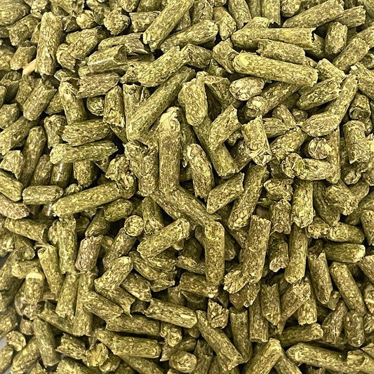 Rabbit Hole Hay - All Natural Pure Timothy Pellets for Small Pets - 12 oz - High-Fiber Feed