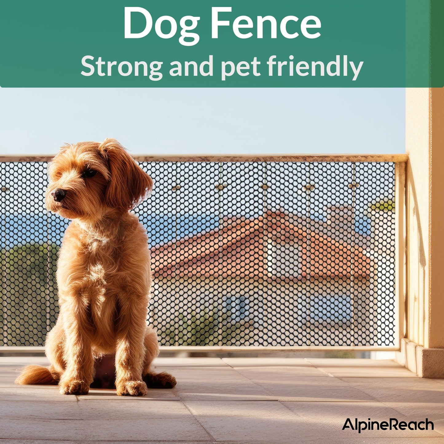 AlpineReach Plastic Wire Mesh 1.3ft x 50ft (15.7" x 600") Fence Roll with Zip Ties - Ideal for Poultry, Dogs, Rabbit Barrier & Gardening, Durable Chicken Mesh, Versatile Rigid Fencing & Netting, Black