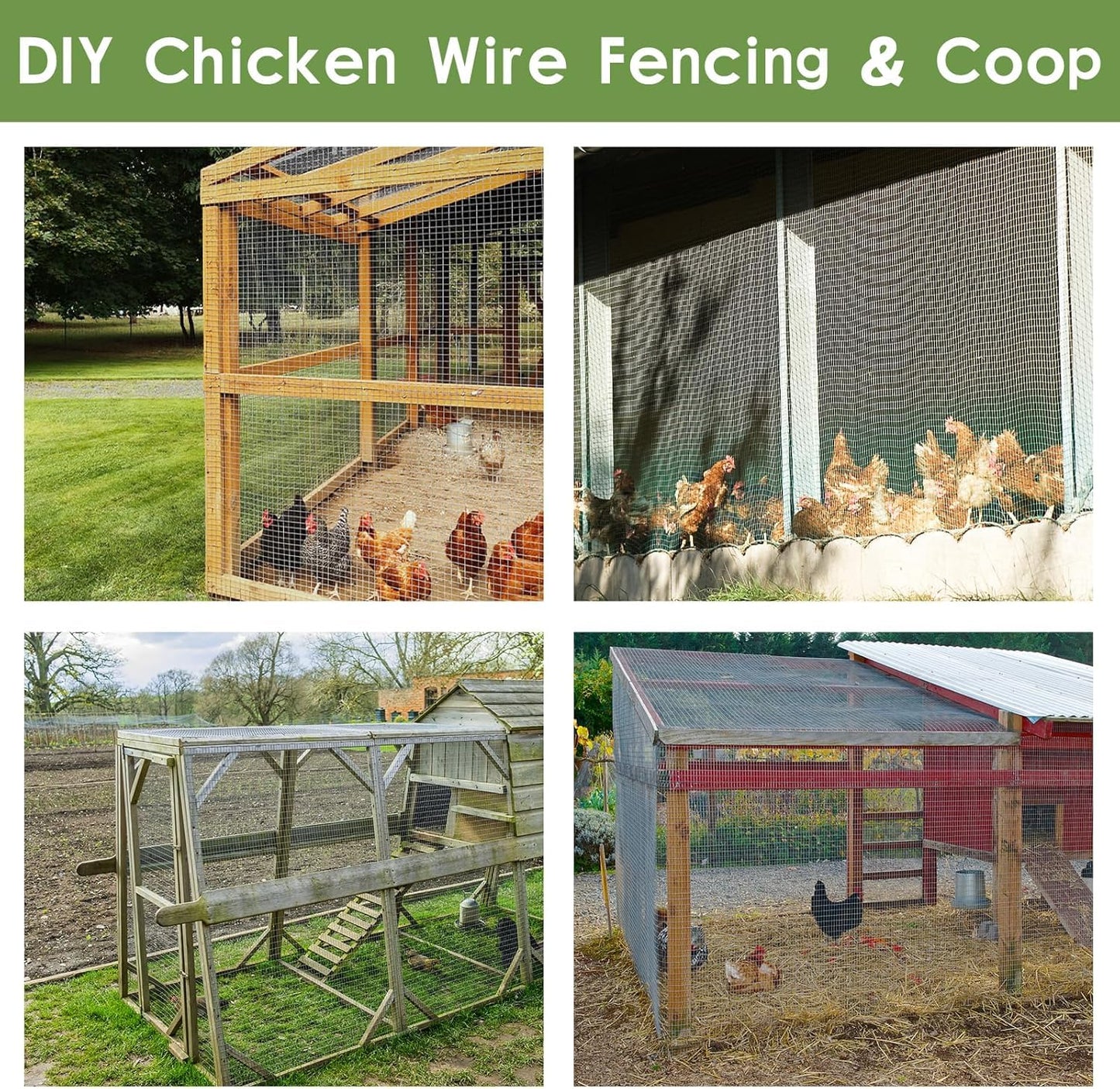 Tongmo Black Hardware Cloth, 1/2 inch 60'' x 100'Chicken Wire Fence, 19 Gauge Vinyl Coated Welded Cage Wire Mesh Roll Supports Poultry Netting Cage Garden Fence