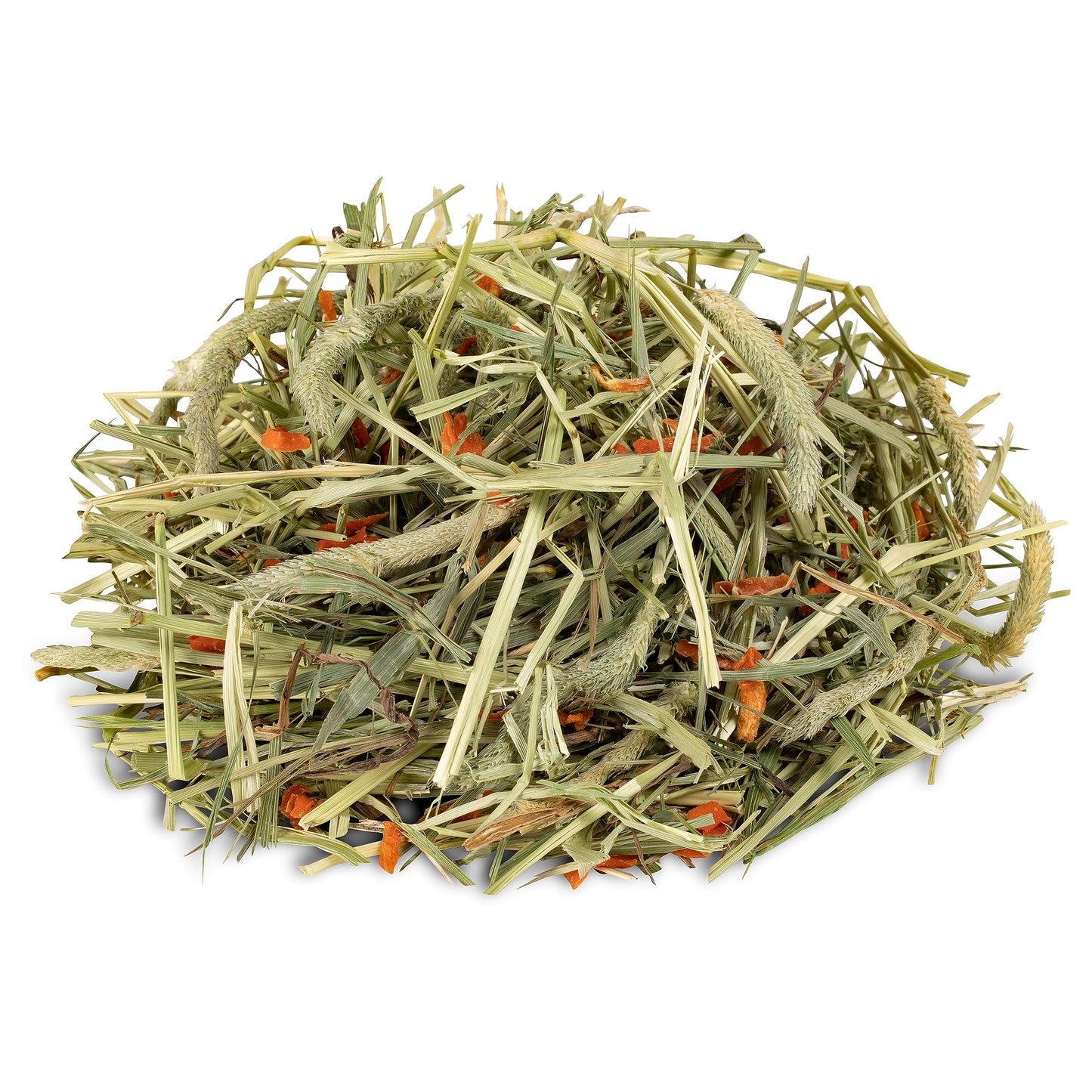 Kaytee Timothy Hay Plus Carrots for Pet Guinea Pigs, Rabbits & Other Small Animals, 24 oz