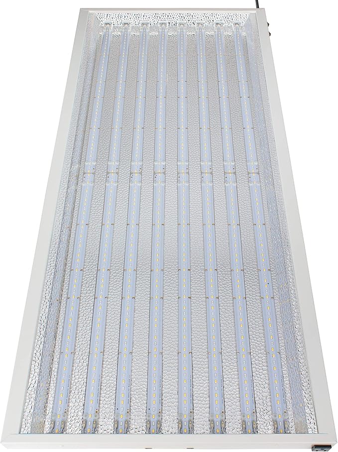 4X2Ft 200W LED Grow Lights with VegGrow Spectrum and Over 2.0 PPF/W and 40000 Lux, Great for Retrofit T5 4Ft 8 Lamp Fluo. and 600W MH Grow Lights, Grow Double Fast! (4X2, VegGrow)