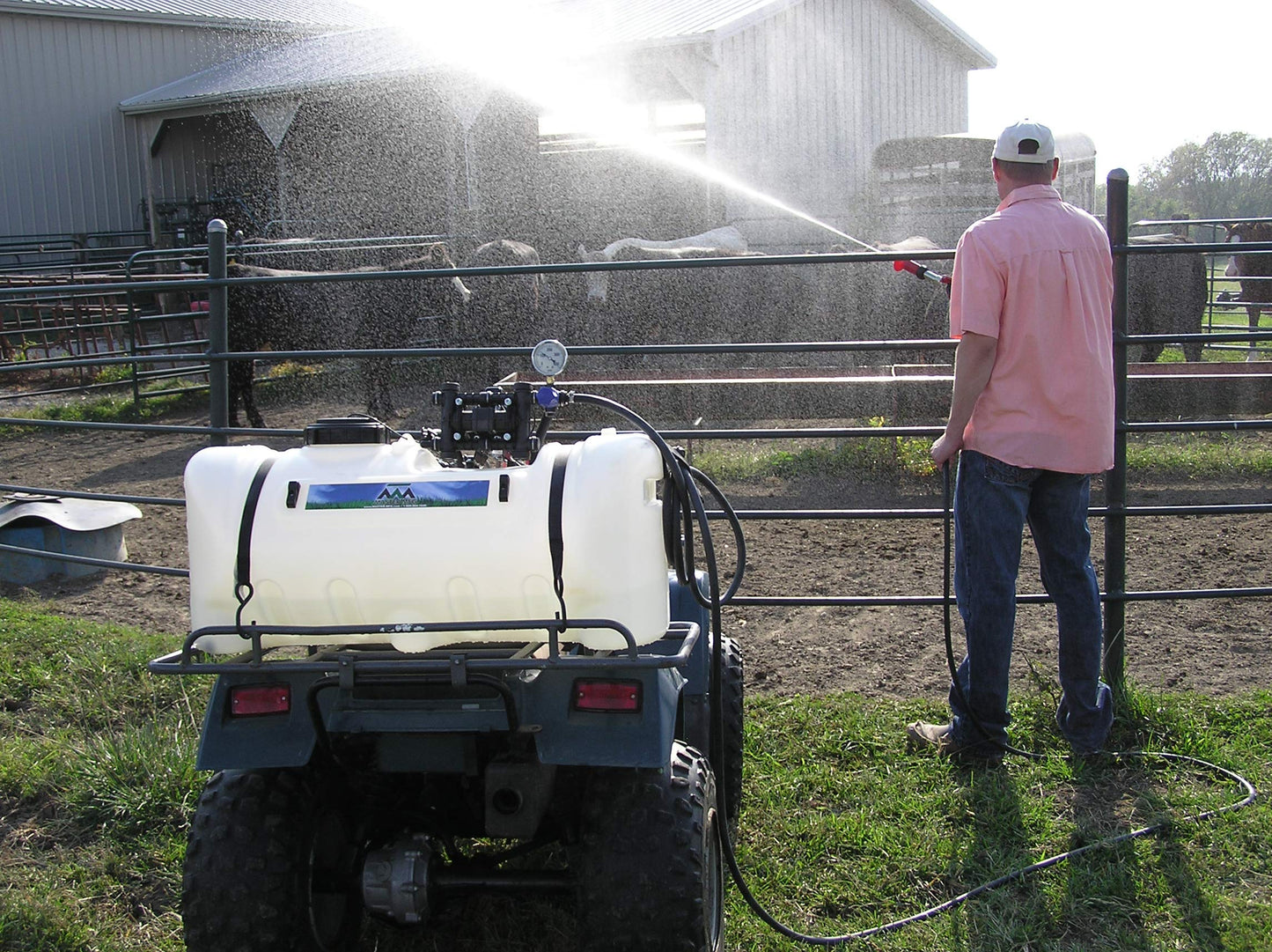 Master Manufacturing SS4-01-025P-MM High Pressure 25 Gallon UTV & ATV Spot Sprayer - 200 Psi, 2.0Gpm