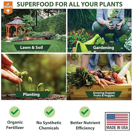 𝐏𝐑𝐎𝐅𝐄𝐒𝐒𝐈𝐎𝐍𝐀𝐋 Grade Organic Cal-Mag Plus Growing Fertilizer Concentrate: Calcium, Magnesium, Iron & Micronutrients Supplement for Plant Deficiencies (9-0-0 NPK) - 32oz Bottle (Quart)