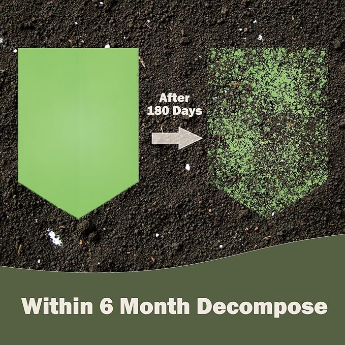 5 Gallon Compostable Trash Bags Compost Food Scrap Waste Bags with US BPI ASTM D6400 and Europe OK Compost Home Certified Green Christmas Gift 50 Couts