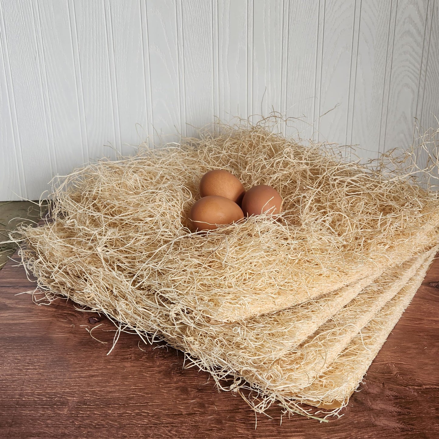 Nesting Pads for Chicken Coop Accessories - 12 Pack - Aspen Bedding for Chicken Nesting Box Rabbit Hutch - Organic Chicken Supplies