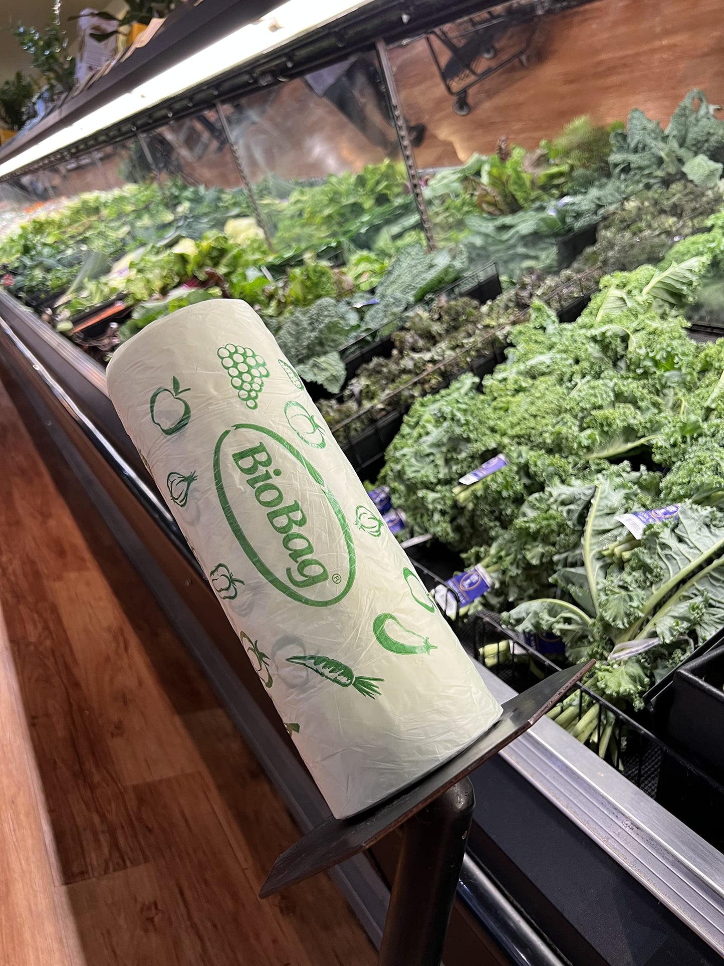 BioBag (USA 100% Certified Compostable, 11x17, 2000 Count, Perfect for The Grocery Store or Farmers Market Produce Bag, Green, 2000.0,PB11417-0.4