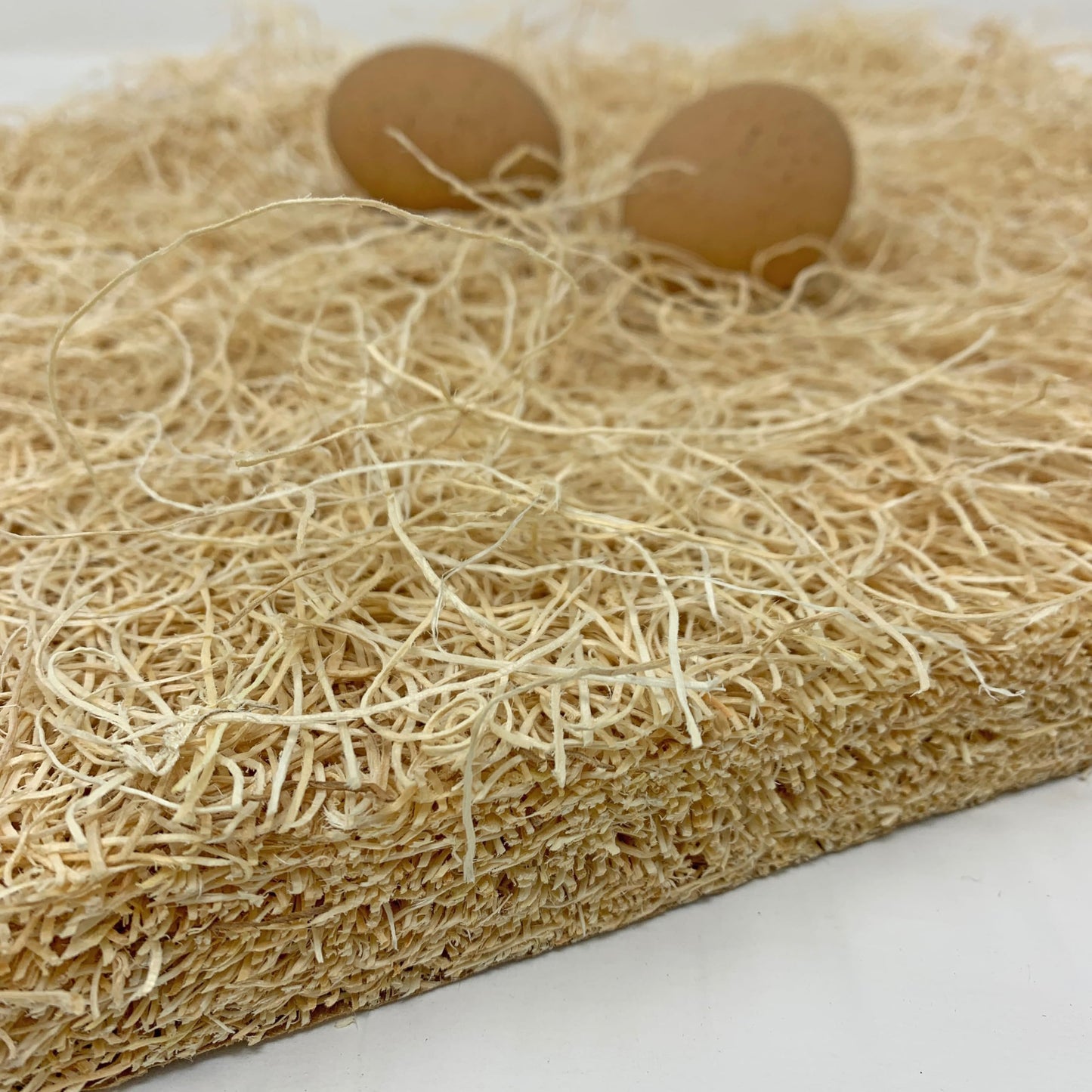 Hen Comfort Nest Pads for Chicken Nesting Boxes - 13 x 13 Pads Made in USA from Sustainably Sourced Aspen Excelsior (10 Pack)