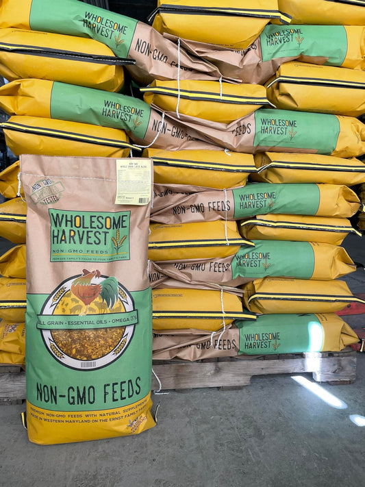 Wholesome Harvest Non-GMO All-Grain Goat Feed 16% Protein - Fortifies with Goat Minerals, Vitamins, and Natural Ingredients for Strong Bones, Healthy Digestion, and Optimal Growth - 10 lb Bag
