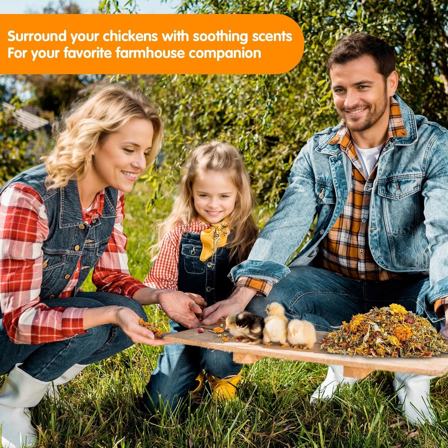 23oz Natural Chicken Nesting Herbs Premixed with Dried Flowers and Herbs for Coop and Run Insulation Bedding Roost House and Nesting Box Pads Bedding Supplies for Laying Hens and Ducks