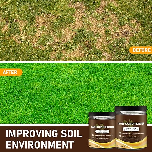 2Pcs Soil Activators,Organic Soil Activators and Plant Fertilizers,Garden Beds for Cultivation,Potting Mix and Seedling Compost,Dirt Health Booster,Promoting Plant Rooting,120G*2