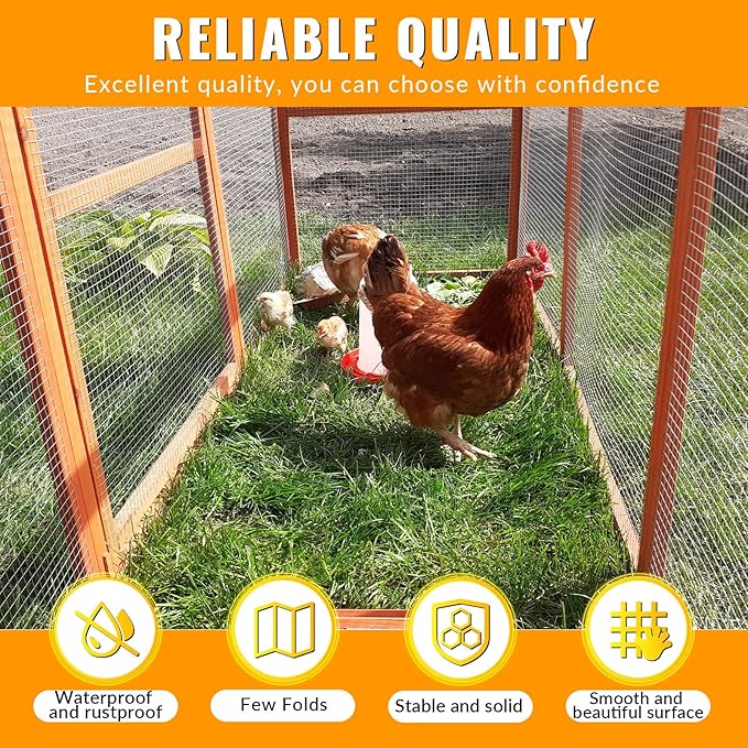Hardware Cloth 1/4 inch 48 x 100 ft Galvanized Chicken Wire Fencing 23 Gauge Heavy Duty Hot Dip Galvanized Wire Fence Roll for Chicken Poultry Coop, Animal, Fencing,Garden Protection