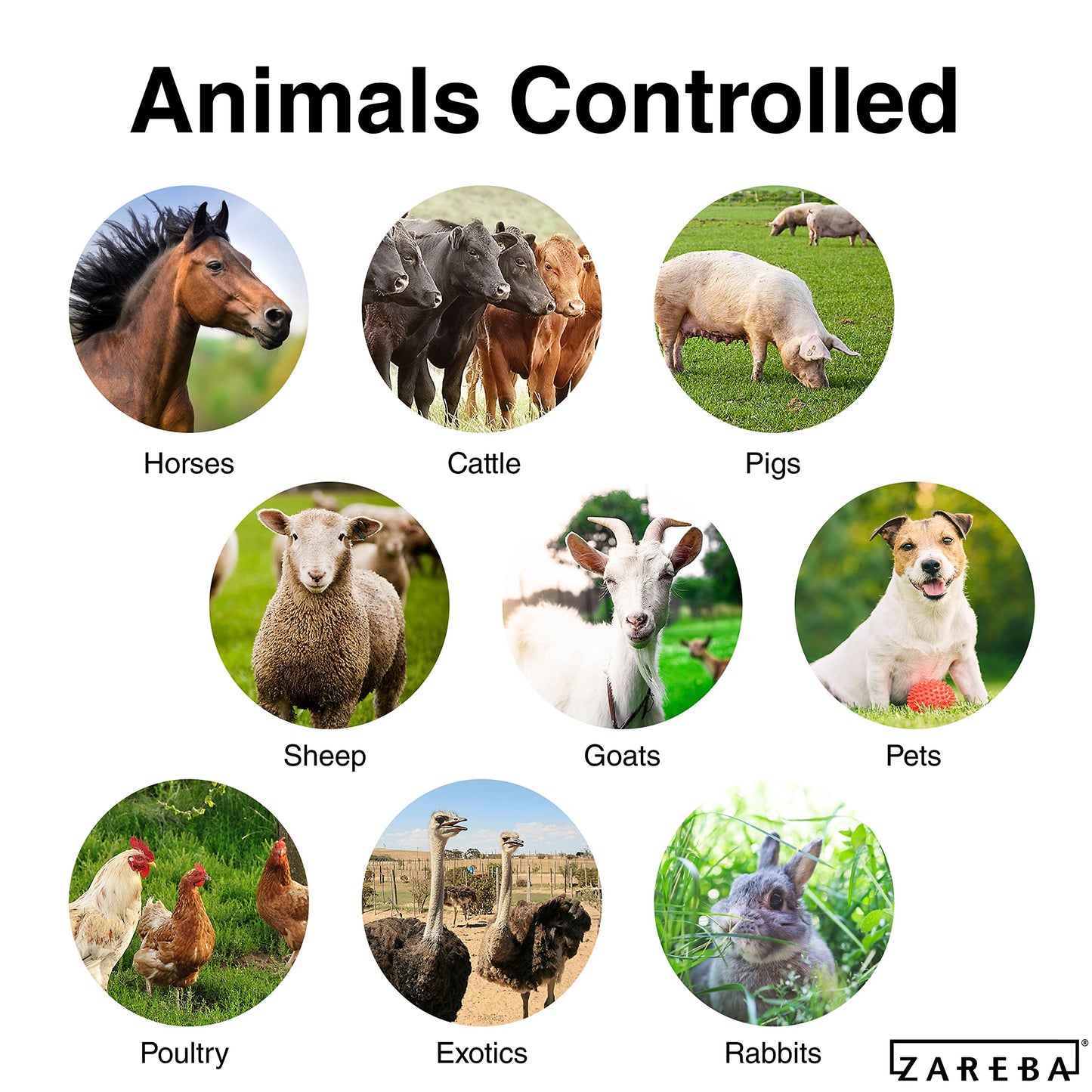 Zareba EAC25M-Z AC Powered Low Impedance electric Fence Charger - 25 Miles, Plug-In Electric Fence Energizer, Contain Animals, Keep Out Predators