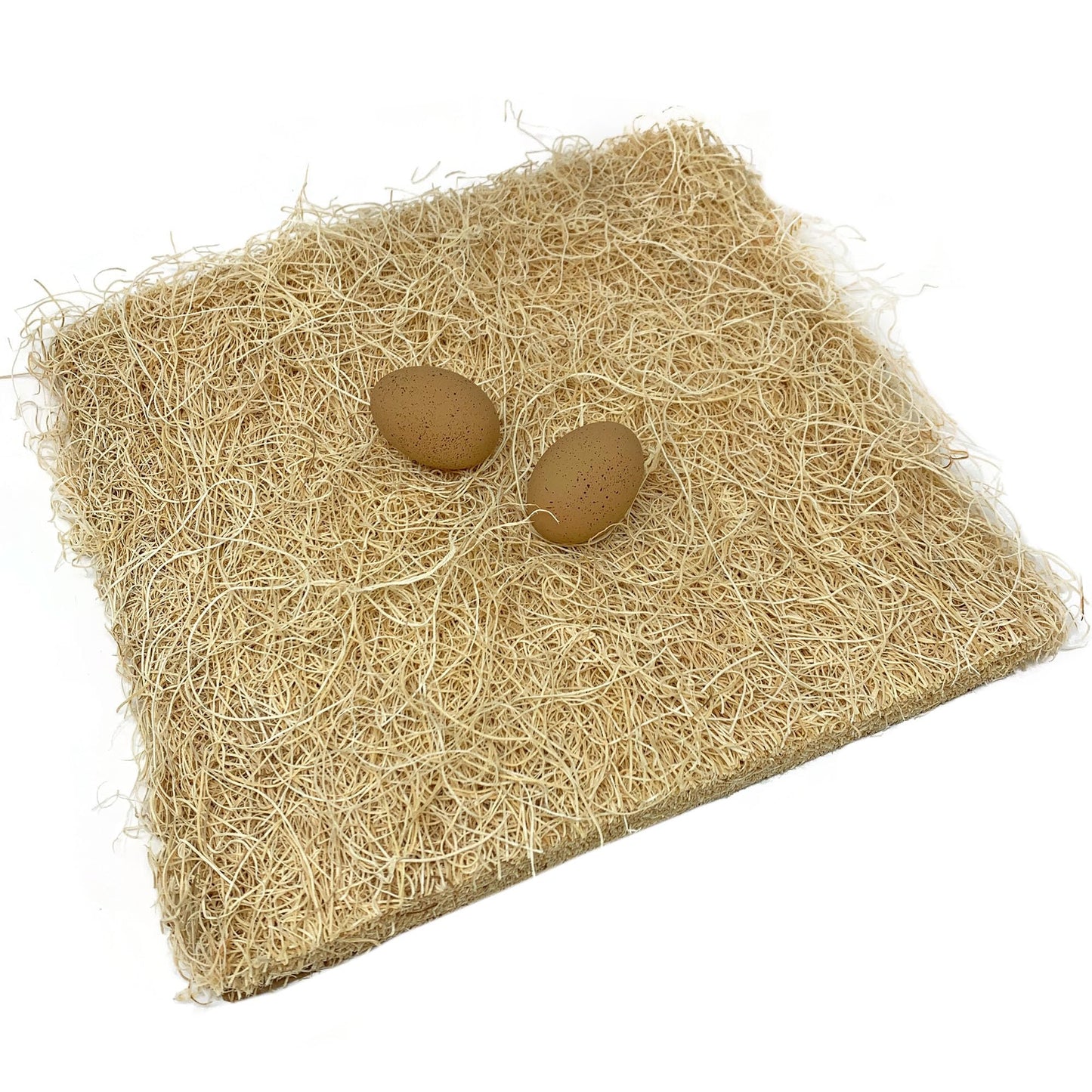 Hen Comfort Nest Pads for Chicken Nesting Boxes - 13 x 13 Pads Made in USA from Sustainably Sourced Aspen Excelsior (10 Pack)