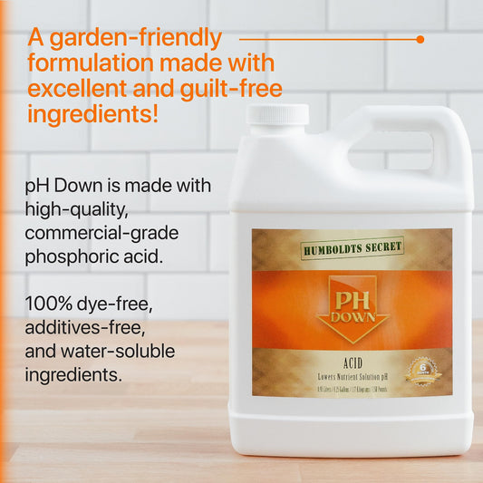 Humboldts Secret pH Up and pH Down Control Kit | Liquid Nutrient Solution Balancer for Plants | for Soil, Hydroponic, Coco, and DWC Systems | Supports Nutrient Absorption and Growth | 320 Ounce