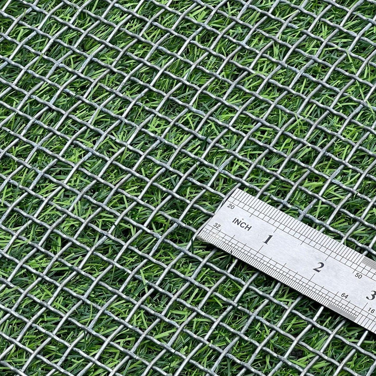 FengYoo 16 Gauge Strong Galvanized Woven Mesh 40"X24" 1/3" Mesh(About 0.32")|Delivered Flat|Poultry Cage Netting -Anti-Rodent Steel Mesh Crimped Mesh Snake Fence Chicken Wire Fencing-Corrugated Wire