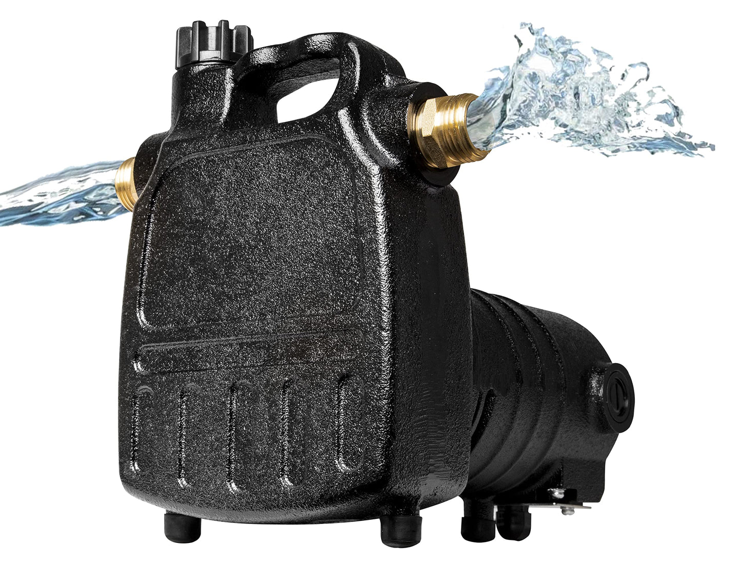 Little Giant UPSP-5 115-Volt, 1600 GPH, 1/2 HP Manual Non-Submersible Multi-Purpose Transfer Pump, 10-Ft. Cord, Black, 555104