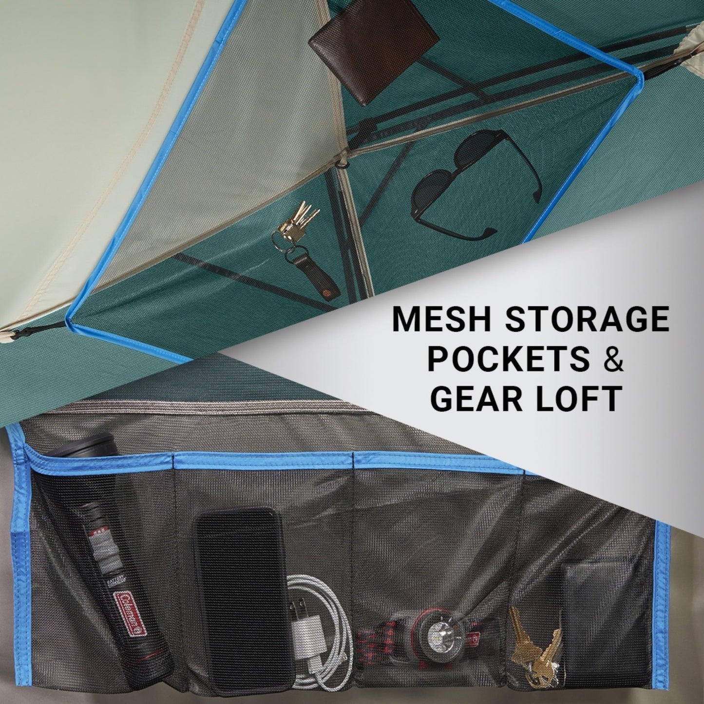 Coleman Skydome Tent with 5 Minute Setup, 2/4/6/8 Person Weatherproof Tent with Rainfly & Carry Bag, 20% More Headroom Than Traditional Canopies