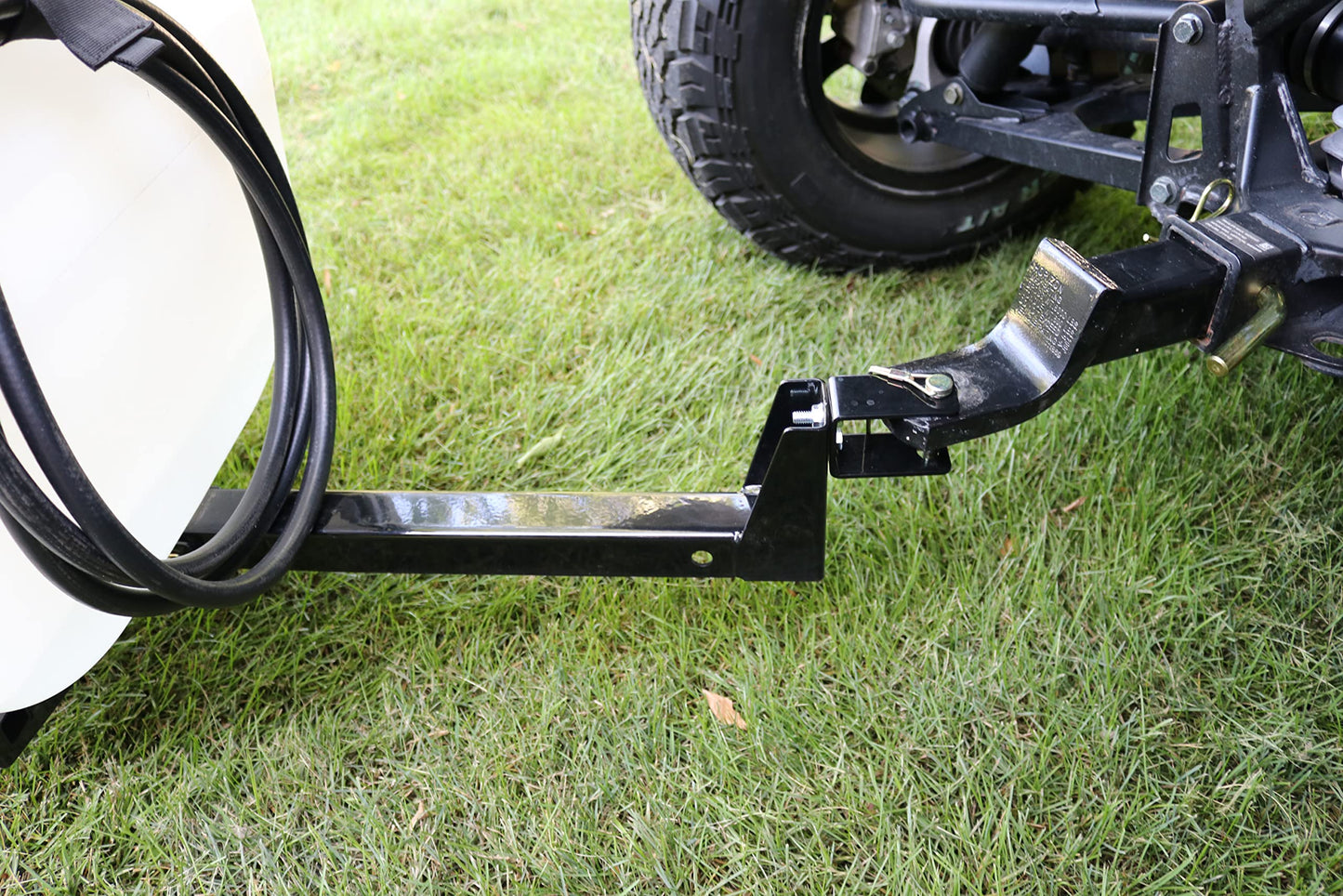 Master Mfg 36-Gallon Premium Pull-Behind Trailer Broadcast Sprayer - 10ft Swath, 3.0GPM, 60PSI Max
