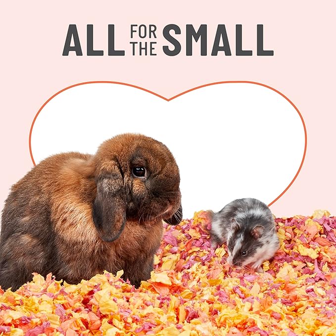 Kaytee Clean & Cozy Colors, Small Animal Bedding with Extreme Odor Control, Sunset, 24.6 Liters