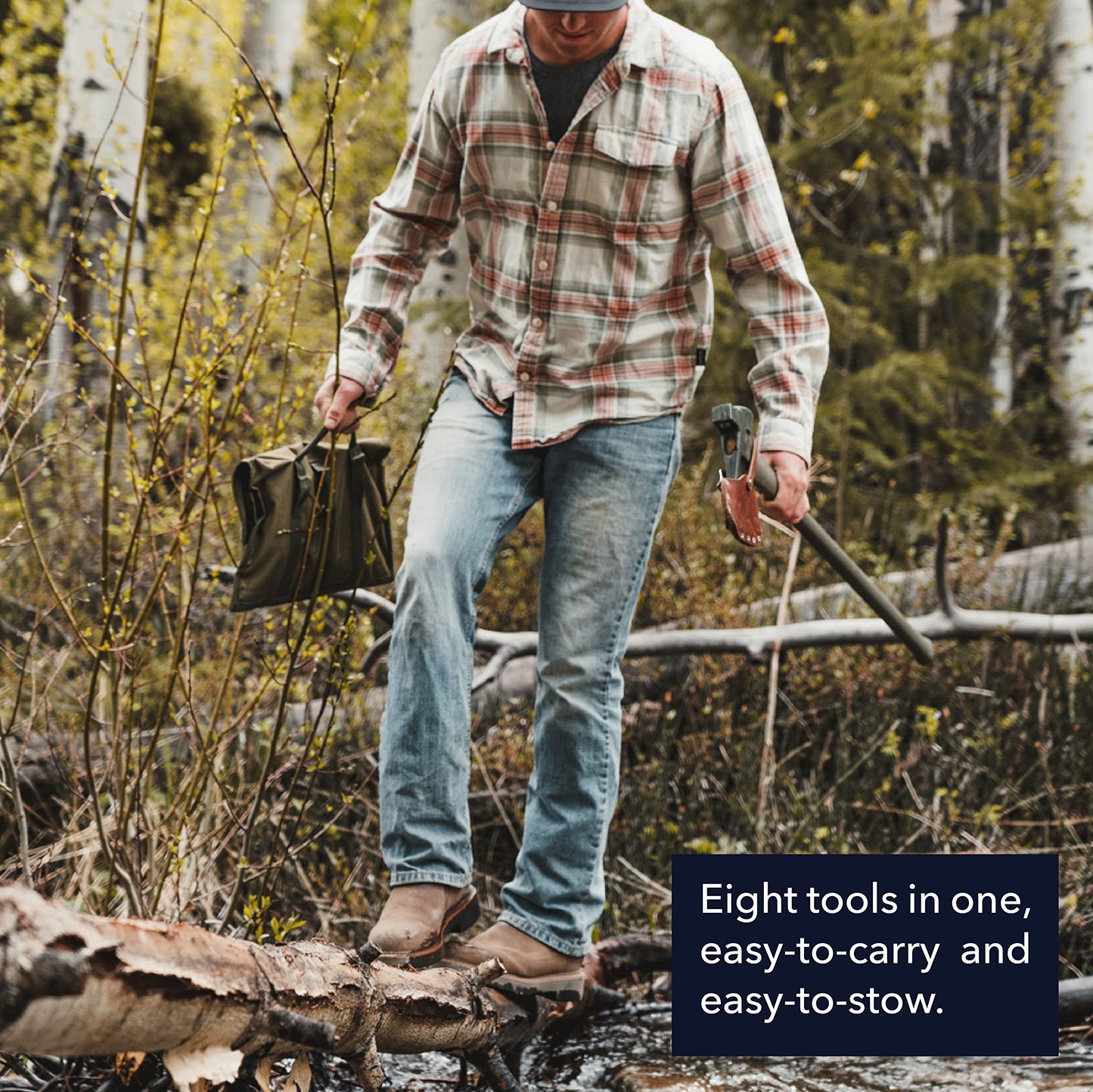 The MAX Multipurpose Toolkit by Forrest Tool, Includes 8 Essential Tools for Camping, Hunting, Gardening and Off-Roading, Constructed with, Reliable Material, Easy to Use