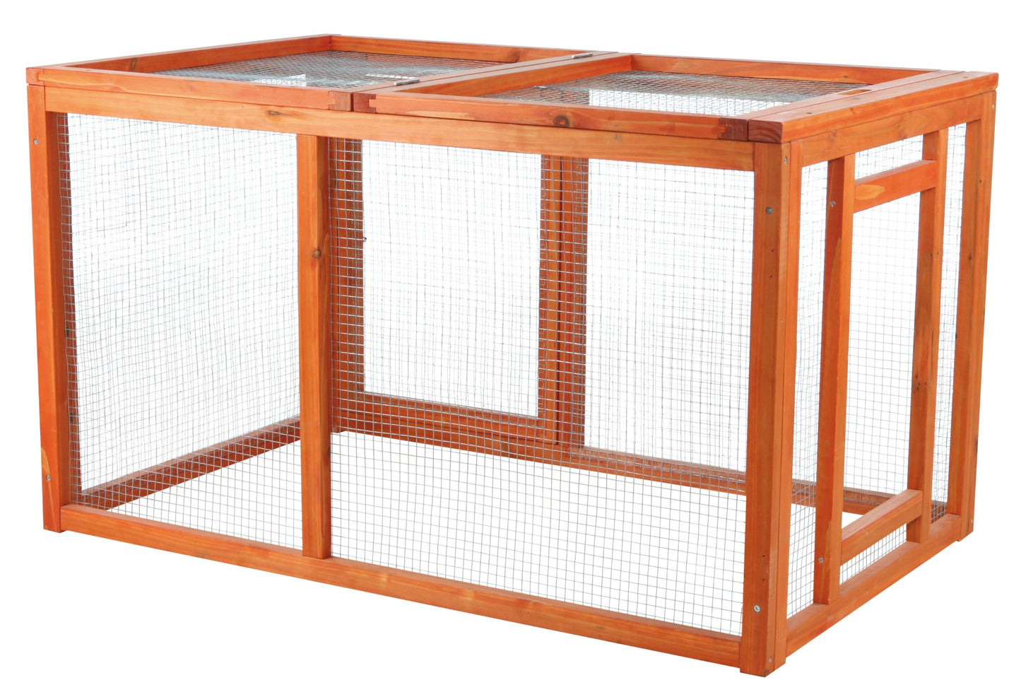 TRIXIE Natura Chicken Outdoor Run with Mesh-Covered Top, Extension for Natura Chicken Coops (55960, 55962, 55963, 55964), up to 2 Chickens (Standard Size) or 4 Bantams