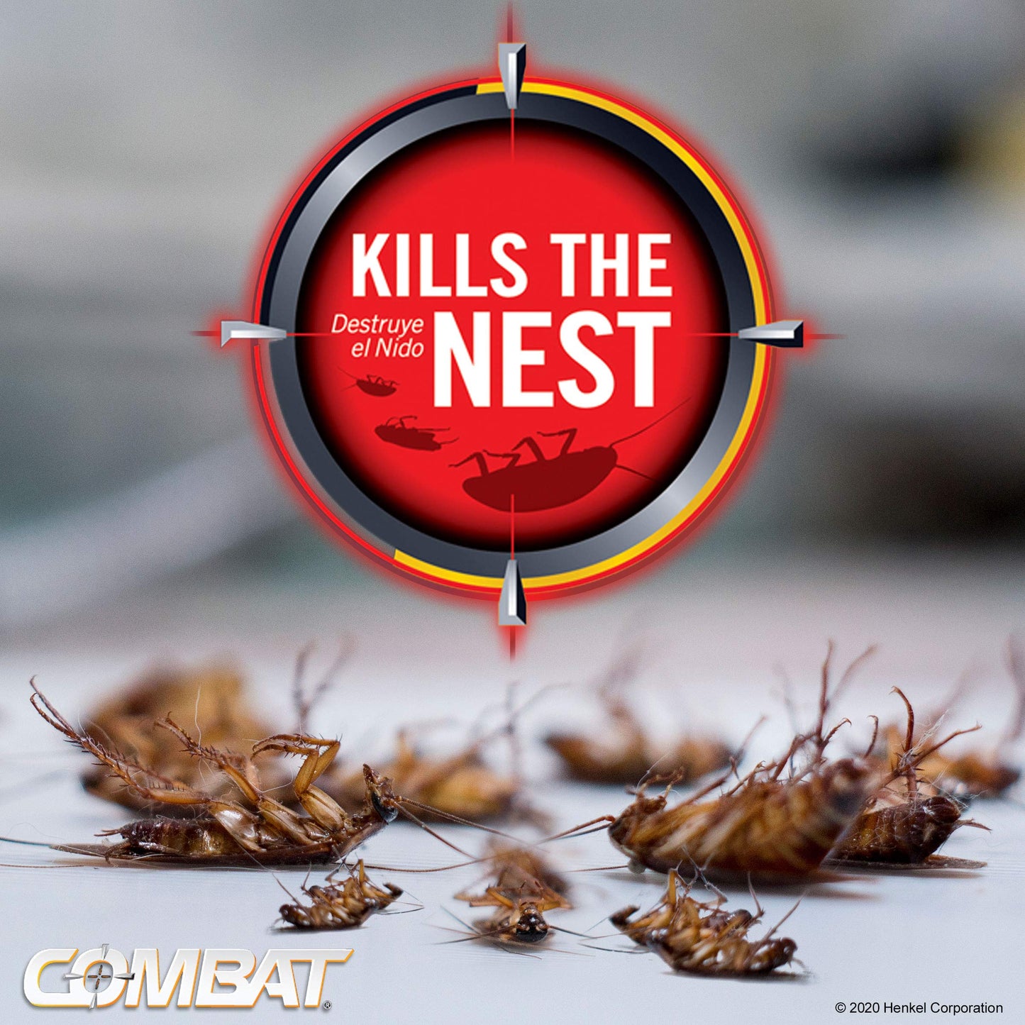 Combat Max Defense System Brand, Small Roach Killing Bait and Gel, 12 Count
