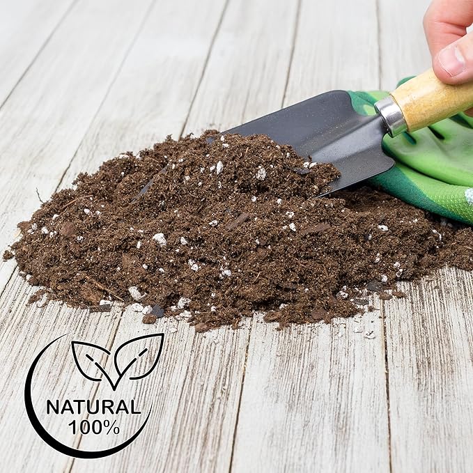 Fern Plant Potting Soil Mix (8 Quarts), Custom Hand Blended Mixture for Indoor/Outdoor Container Gardening