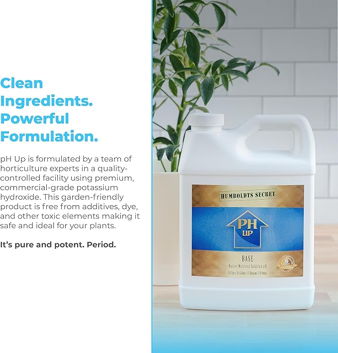 Humboldts Secret pH Up and pH Down Control Kit | Liquid Nutrient Solution Balancer for Plants | for Soil, Hydroponic, Coco, and DWC Systems | Supports Nutrient Absorption and Growth | 8 Ounce
