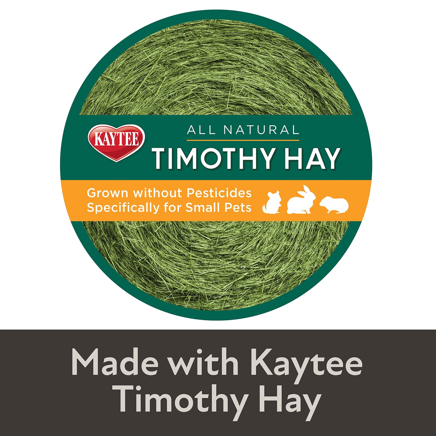Kaytee Field+Forest Mini Hay Bales Marigold 3.5 Ounces