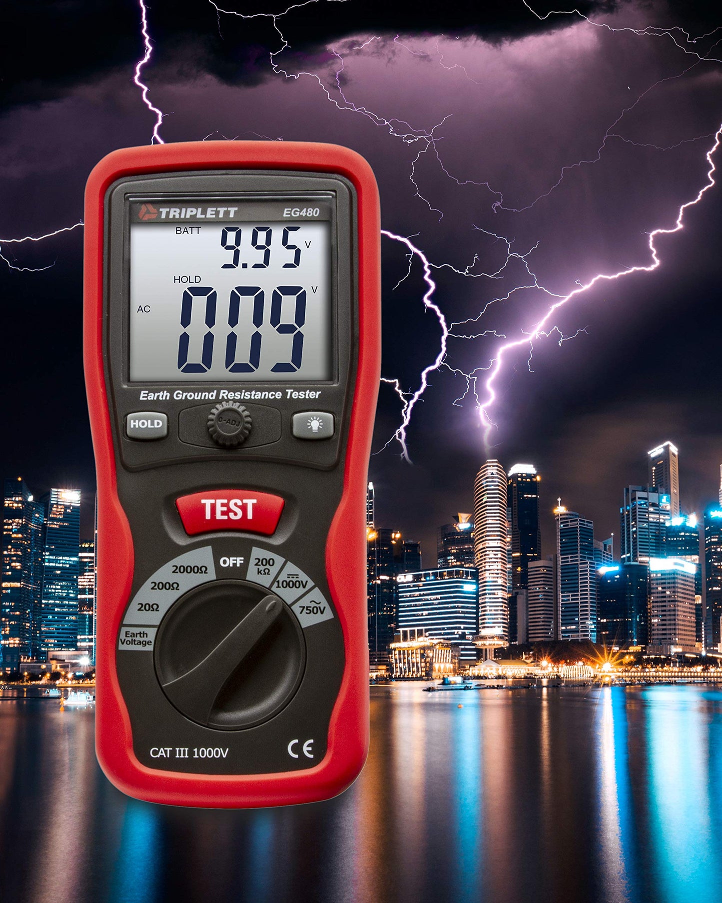 Triplett EG480 Earth Ground Resistance Tester