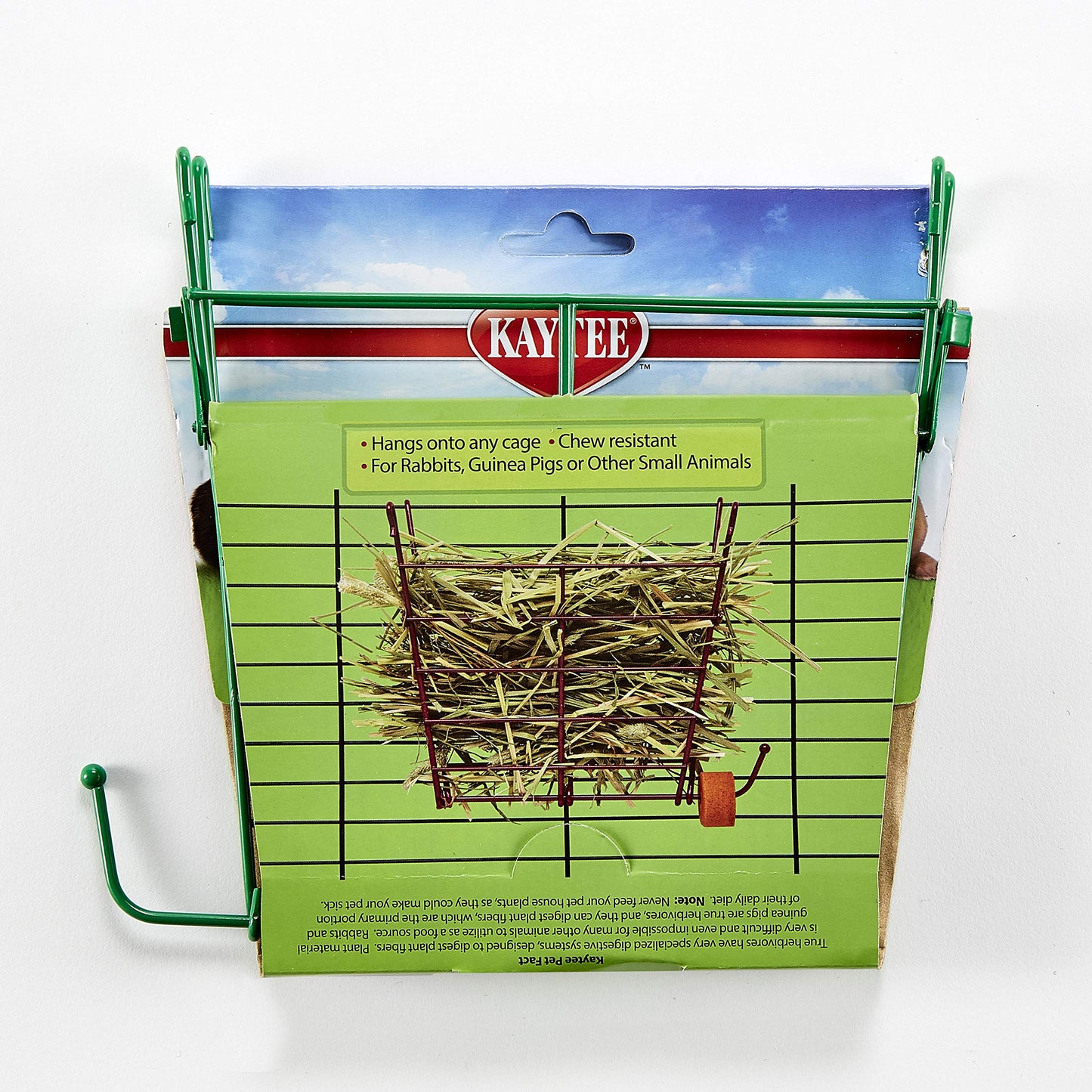Kaytee Hay Manger with Salt Hanger for Pet Rabbits and Guinea Pigs