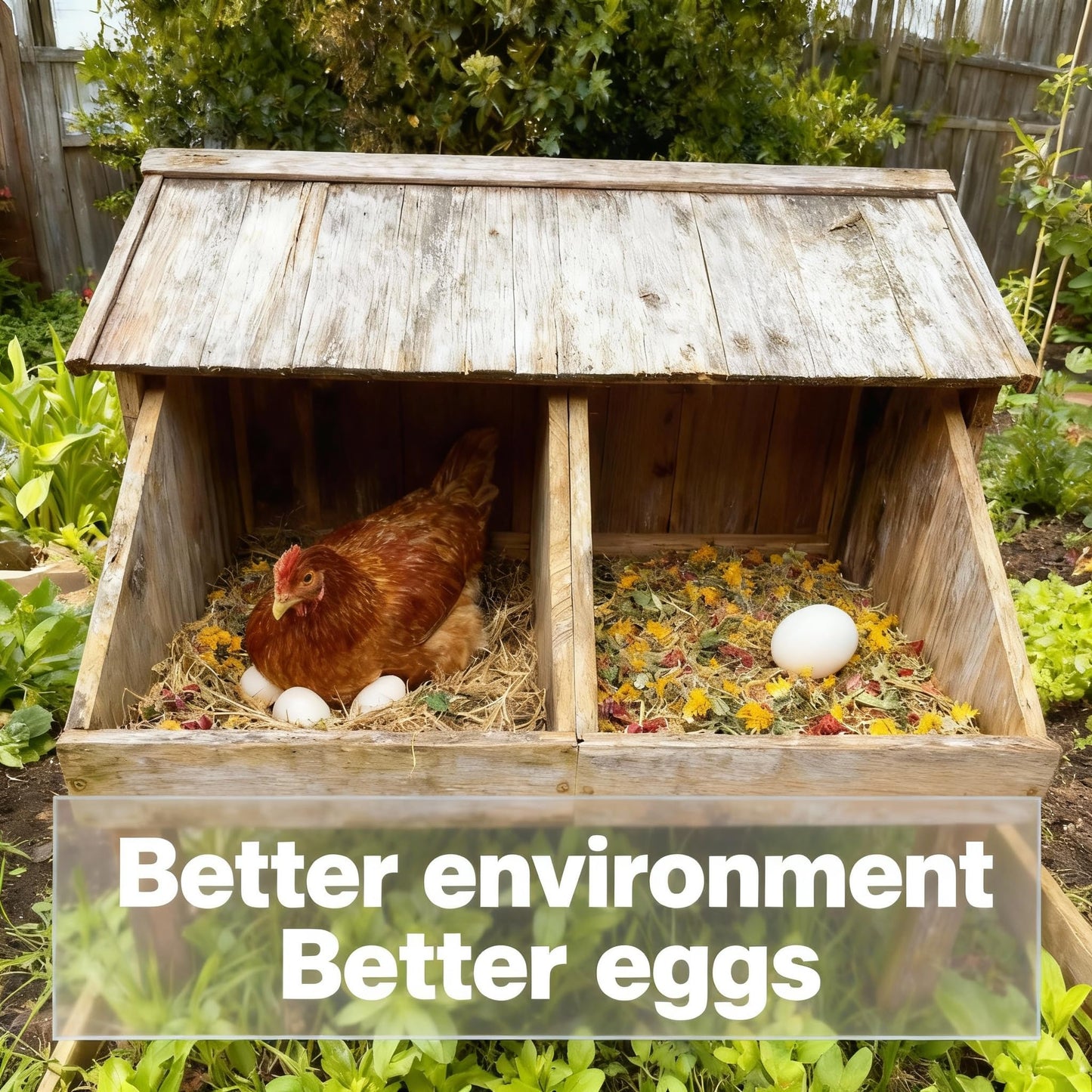 23oz Natural Chicken Nesting Herbs Premixed with Dried Flowers and Herbs for Coop and Run Insulation Bedding Roost House and Nesting Box Pads Bedding Supplies for Laying Hens and Ducks