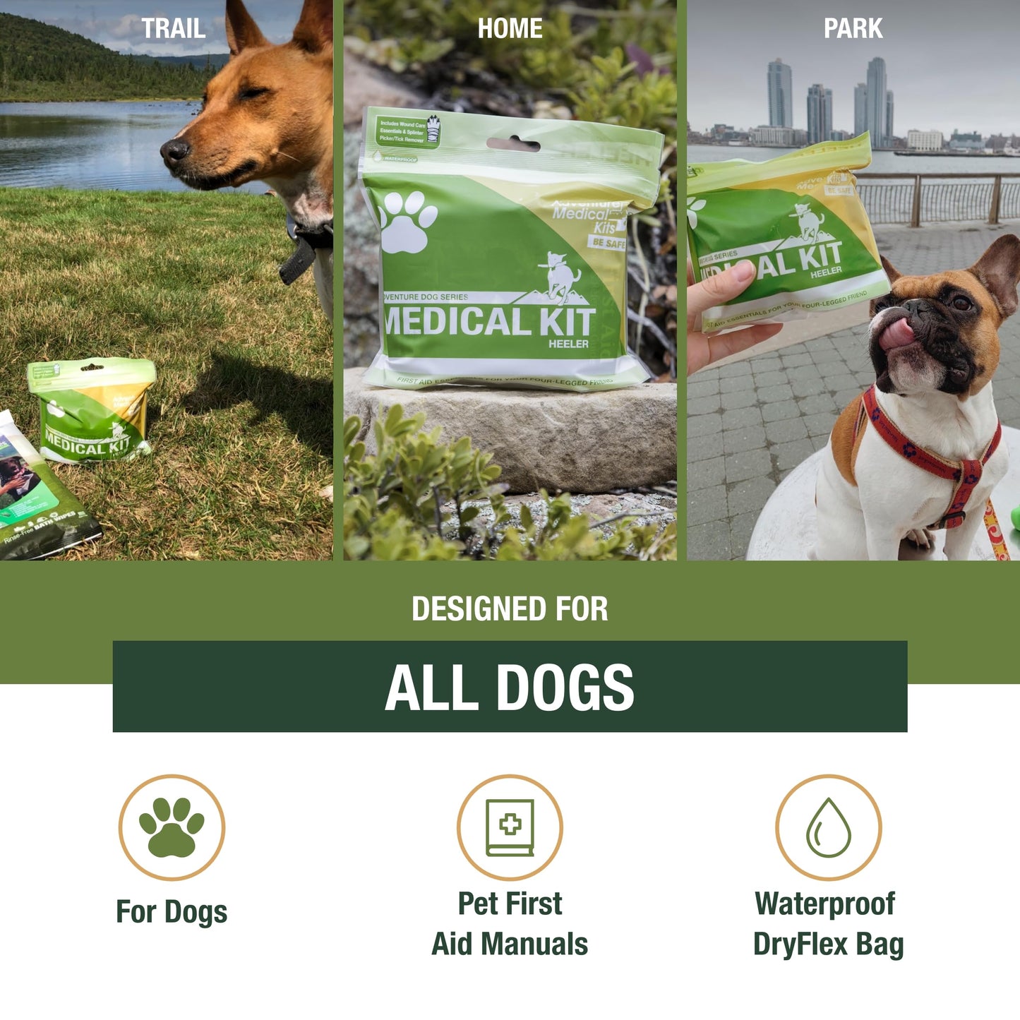 Adventure Medical Kits Adventure Dog Medical Kit - Heeler - Pack of 2