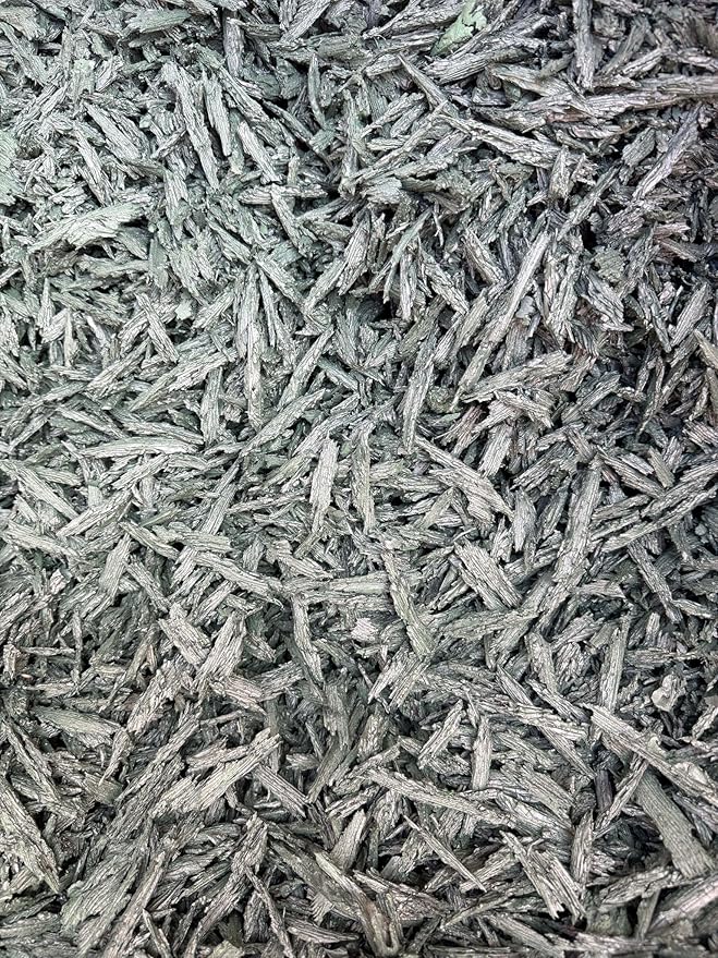 100% Wire-Free Shredded Rubber Mulch – Gray – 20 lb (1.2 cu ft) – Long-Lasting, Low Maintenance, Safe for Kids & Pets – Ideal for Landscaping & Playgrounds