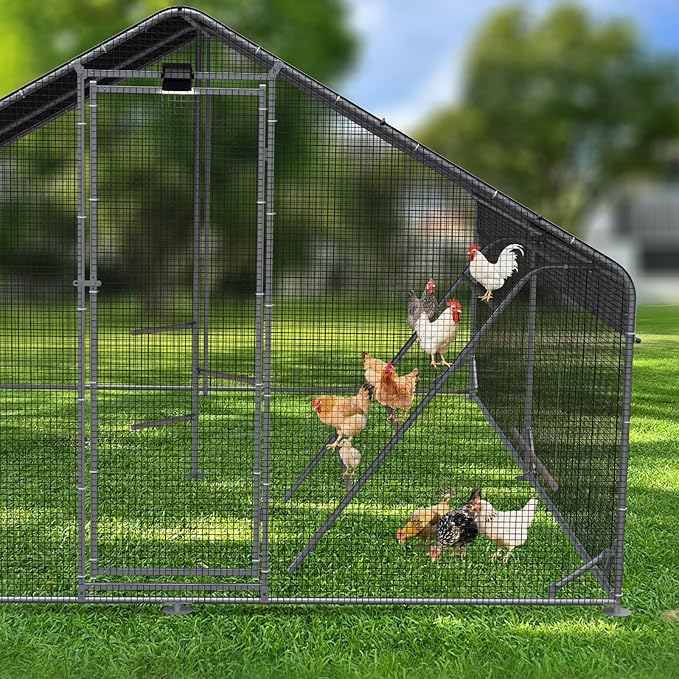 Chicken Coop Roosting Perch Essentials：Perfect for Backyard Poultry, Easy Installation Farm Roost Toys for Chickens(41.3''L x 40'' W x 41.7H'')