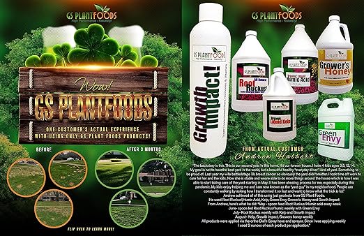 Grower’s Honey Plant Based Liquid Fertilizer - Organic Plant Food for Huge Vegetative Growth (1 Quart) - Liquid Fertilizer for Vegetables, Bigger Flowers and Jumbo Fruits