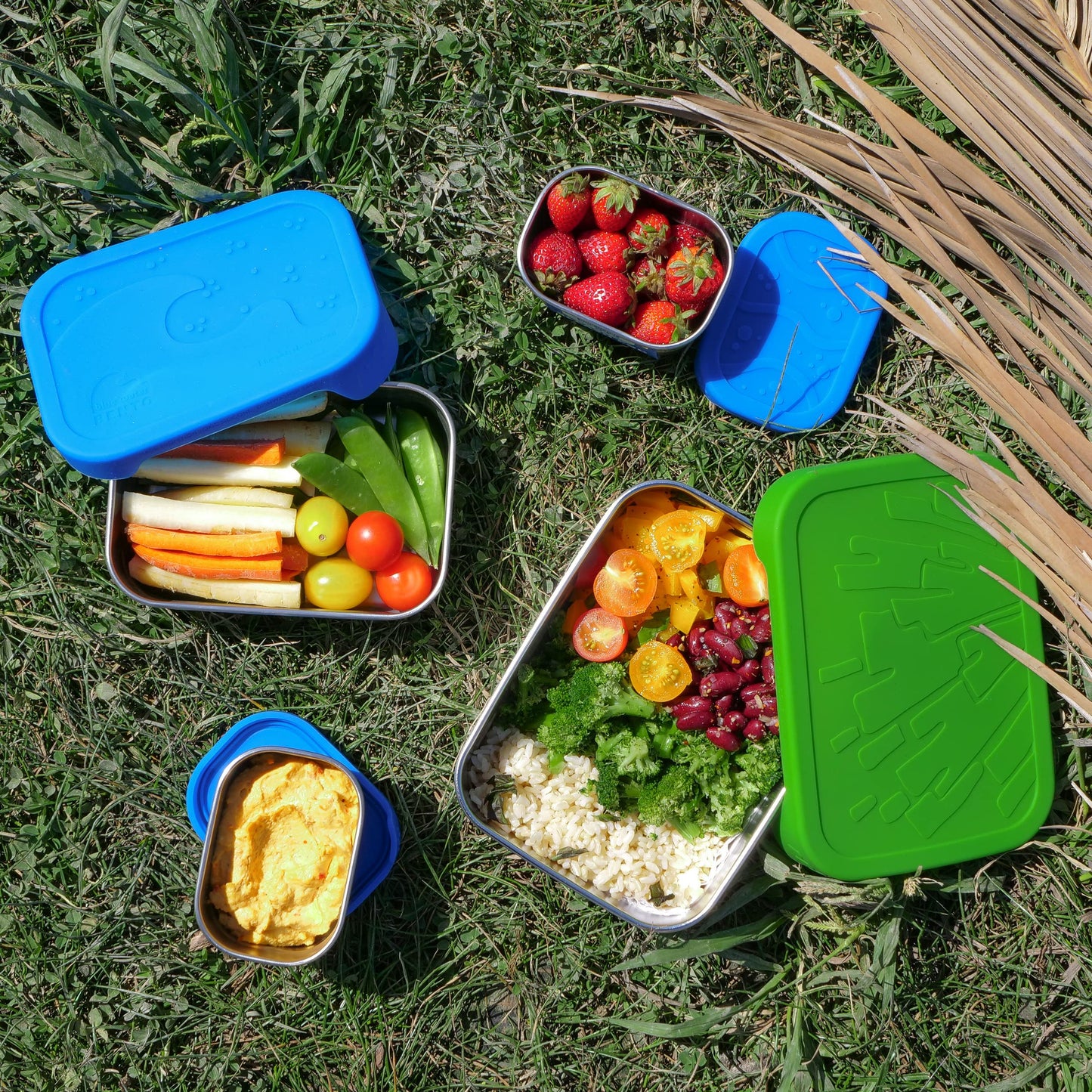 ECOlunchbox Splash Box XL – 40 oz Leak-Proof Stainless Steel Bento with Food-Safe Silicone Lid (Plastic-Free, Dishwasher Safe)