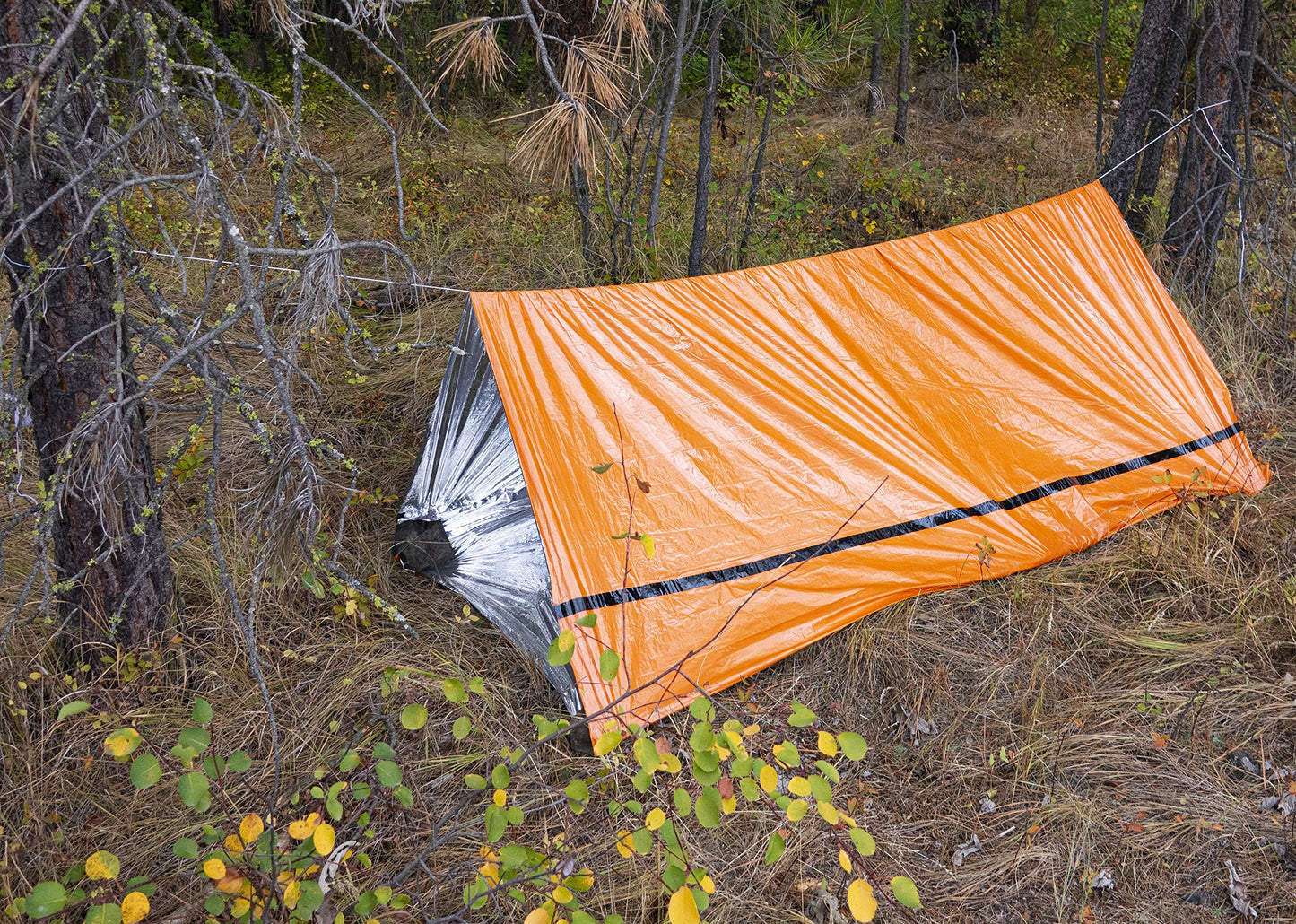 MEKKAPRO Emergency Shelter, Survival Tent, 2 Person Waterproof Structure, Portable System for Extreme First Aid Survival Kit Use, Water & Windproof Tube Tent for Camping, Hiking and Outdoor Activities