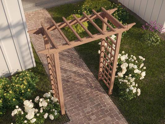 vita Carolina 57 inchW x 88 inchH Composite Vinyl Arbor