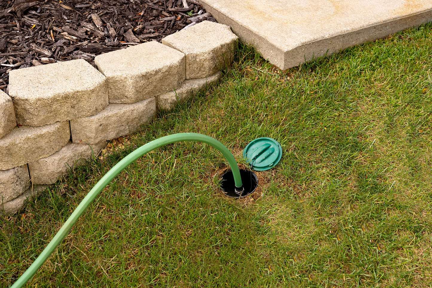 Rain Bird 32HE In-Ground Pro Rotor Pop-up Sprinkler System Kit with 4 32SA Geared Rotary Sprinklers and Electronic Digital Hose End Timer Controller